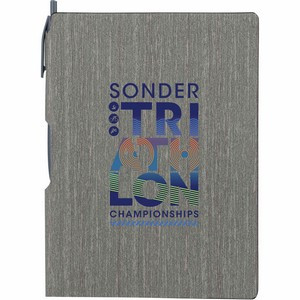 6'' x 8.5'' FSC® Mix Bari Notebook with Pen