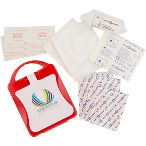 21-Piece First Aid Kit with Recycled Case