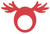 Red - Antler Headband