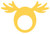 Athletic Gold - Antler Headband