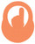 Orange - #1 Hand Visor