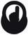 Black - #1 Hand Visor