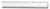 White Blank - 12" Pro-Scale Plastic Ruler