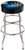 Double Ring Swivel Bar Stool w/Chrome Frame- Seat Logo