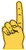 Athletic Gold - 18" #1 Foam Finger