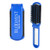 7111 BLU Blank - Kwik-fix Folding Brush With Mirror