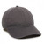 Charcoal Gray Blank Front - Outdoor Cap Garment Washed Dad Cap w/Tuck & Slide Strap