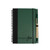 Hunter Green/Black Logo - Eco Hardcover Journal & Pen (5"X7")