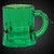 Mini Green Beer Mug Medallion