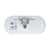 White Blank - 16A Wi-Fi Smart Plug w/ETL Certification