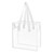 White Blank - Clear Vinyl Stadium Compliant Zippered Tote Bag