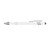 White - Ellipse Soft W/Stylus-Laser Engraved-Metal Pen