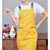 12 oz Woven knitted Kitchen Apron w/ 2 pocket, Striped Strap