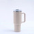 Rose Quartz - 40 Oz Vacuum Travel Tumbler w/ Handle & Straw