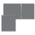 Gray Blank - 1" Express Angle D Ring Binder