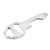Silver - Stainless Steel Portable Key Shape Pocket Tool Multi Tool