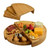 Bamboo Cheese/Charcuterie Board with Knives