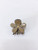 Khaki - Mini Flower Hair Claw Clips