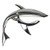 Silver - Shark Design Guitar Capo