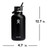 White Blank - Hydro Flask 64oz Wide Mouth Bottle w/ Flex Straw Cap