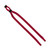 Red Blank - 1/2" Double-Thick Cotton Trade Show Lanyard with Plastic Option Y Converter