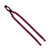 Burgundy Blank - 1/2" Double-Thick Cotton Trade Show Lanyard with Plastic Option Y Converter