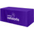 Purple - Fitted 4-sided Table Cover - fits 6 foot standard table