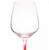 Clear/Red Blank - 14 Oz. Lead Free Wine Glasses