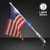 Imprinted Light Up American Flag Wand - Domestic Imprint