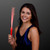 Red Flashing Stick Wand w/ Red Sparkle Fibers - BLANK