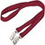 Maroon Red Blank - 5/8" Double Ended Dye-Sub Lanyard (15 Mil)