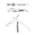 Black Blank - Truetap™ Double Hinged Waiter's Corkscrew in Black by True