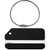 Black Blank - Aluminum Luggage Tag