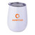White Logo - 10 Oz. Stainless Steel Lined Vacuum Wine Tumbler