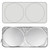 Foldable Car Windshield Sun Shade (150x70cm)