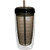 Charcoal Gray Blank - 16 oz Insulated Acrylic Tumbler w/ Custom Imprint BPA Free