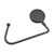 Pearl Black Blank Front - Custom Purse Hook w/Full Color Logo