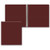 Burgundy Red Blank - 3/4" Classic Round Ring Binder