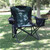 Premium Heather Camping Foldable Chair With Insulated Cooler