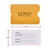 PU Leather Luggage Tag with Loop Strap