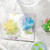 Flower Shaped Acrylic Paper Album Memo Clip Bag Binder Sealing Clip Food Bag Clamp-Two Sides Imprint