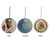 Gift Box 3" Round Glass Ornament