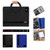 Creative Multi-Functional A4 Portfolio (Blue and Black In Stock)