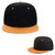 Orange Blank - Dual Color Cap With Flat Visor