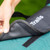 Green Logo Open Flap View - Fold Up Outdoor Blanket
