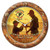 Full Color Case & Dial Wall Clock (10 3/4" Diameter)