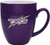 Purple/White Logo - 16 Oz. Duo-Tone Bistro Collection Ceramic Mug - Etched