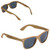 Brown - Sebring UV400 Wood Grain Sunglasses