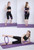Purple/Black Blank Lifestyle - Fitness Yoga/Pilates Ring
