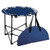 4 Person Folding Camping Table With Carrying Bag - Striped